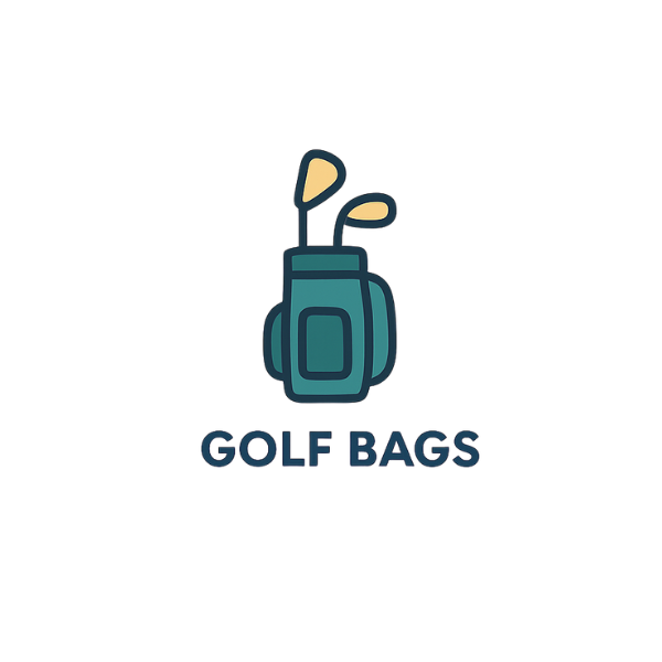 Flat vector icon of a golf bag for Embrace Golf Australia collections