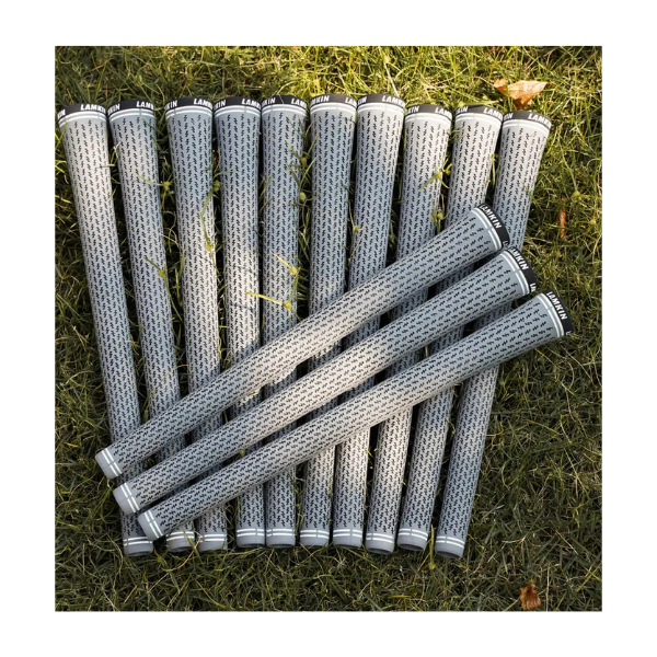 360° grey golf grips top view – high-grit textured surface for traction – Embrace Golf Australia