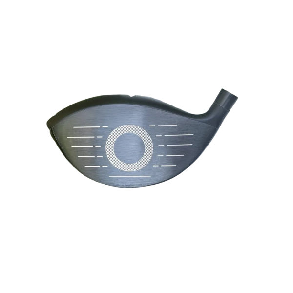 AI Tour 460cc alloy driver head front view – black finish – Embrace Golf Australia