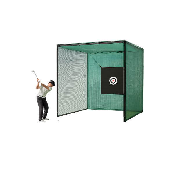 Embrace 3m golf practice cage showing size dimensions