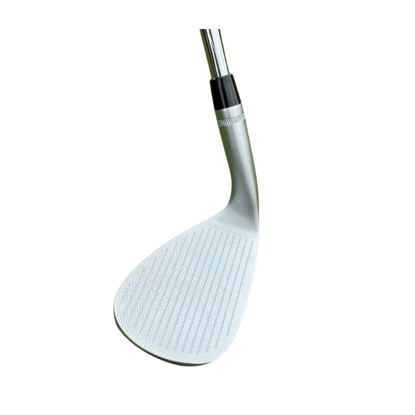 Golf wedge face close-up – full-face grooves for spin and control – Embrace Golf Australia