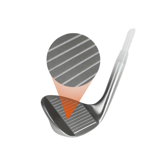 Full Choice Wedge – milled face close-up for spin and control – Embrace Golf Australia