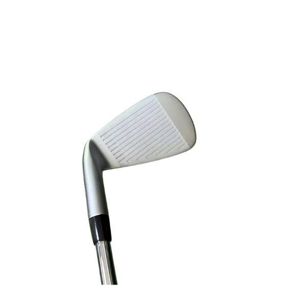 Single iron front view – face and groove detail – Embrace Golf Australia