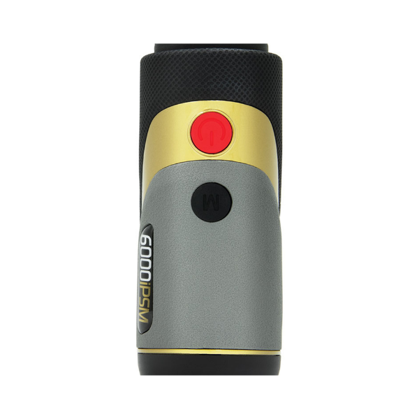 Sureshot Pinloc 6000iPSM rangefinder top view showing buttons and finish