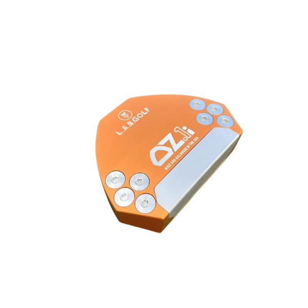 lab-semi-mallet-putter-head-orange-embrace-golf-australia