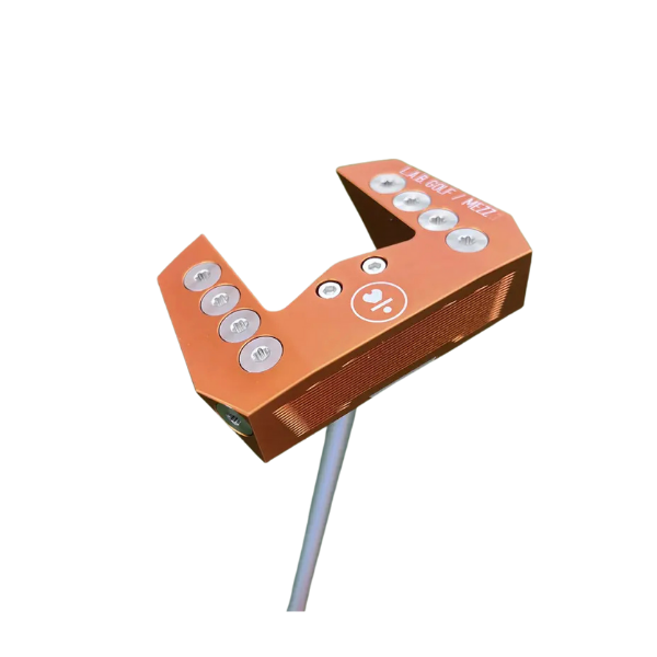 EG Low-CG Putter head – orange finish, aluminium alloy – Embrace Golf Australia