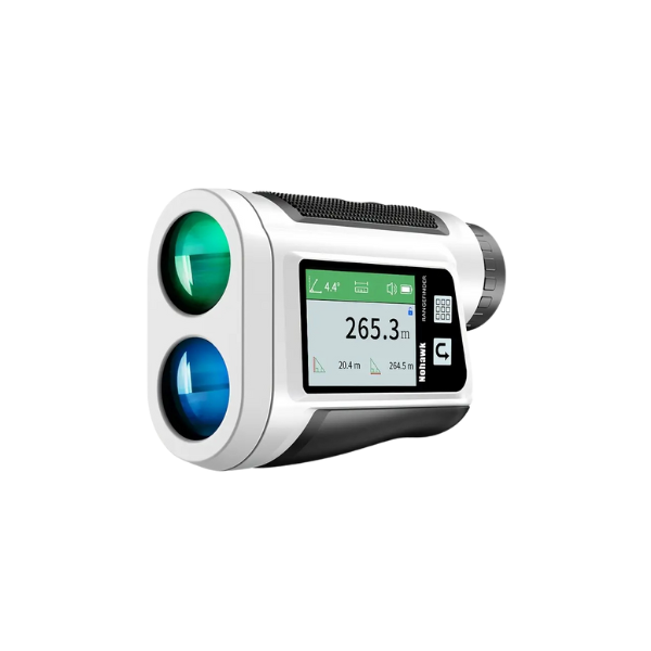 Nohawk Golf Rangefinder white model angled view