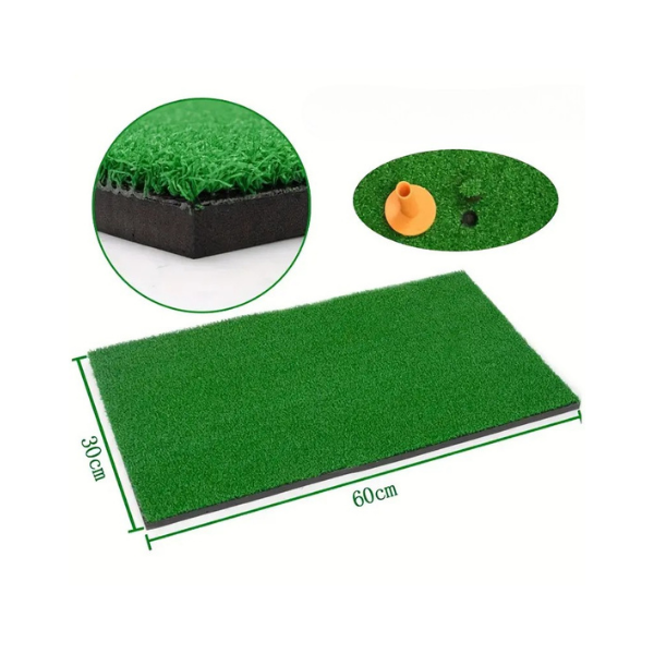 Portable golf practice net with practice mat included for indoor and outdoor training