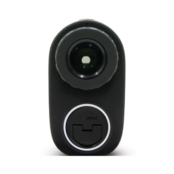 Sureshot Pinloc 6000iM rangefinder front view showing display and controls