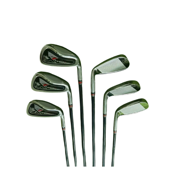 TDX X1711 men’s 6-piece golf iron set complete – silvery white gloss finish – Embrace Golf Australia